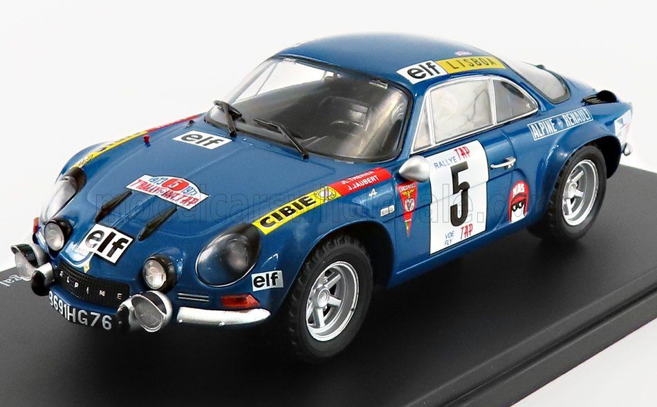 1:24 Hechette - Renault A110 Alpine Elf #5 Rally Portugal 1973 J. Ltherier - J. Jaubert