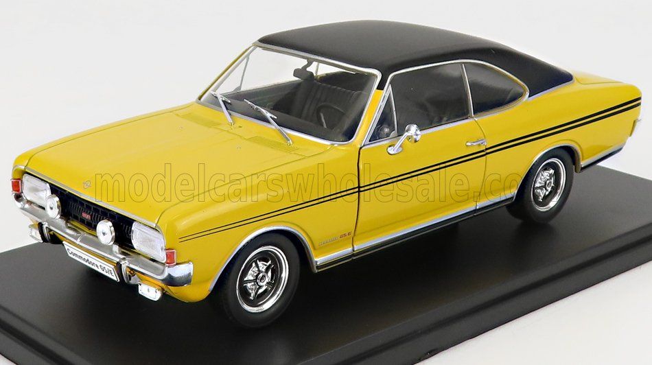 1:24 Hechette - 1970 Opel Commodore A GS/E Coupe Yellow