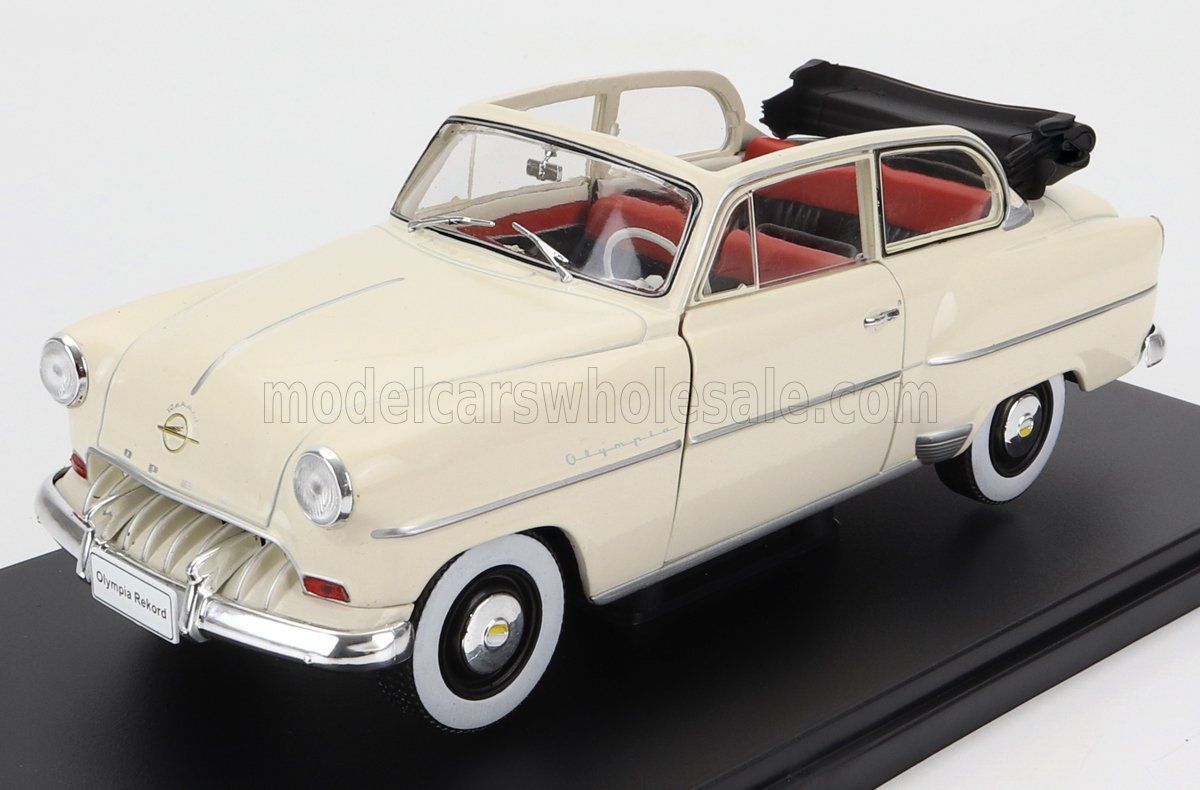 1:24 Hechette - 1954 Opel Olympia Record Cabrio White