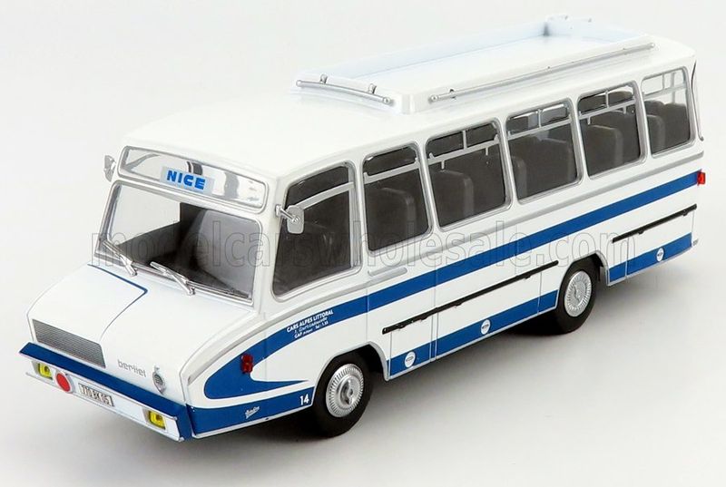 1:43 Hechette - 1965 Berliet Stradair Autobus White Blue