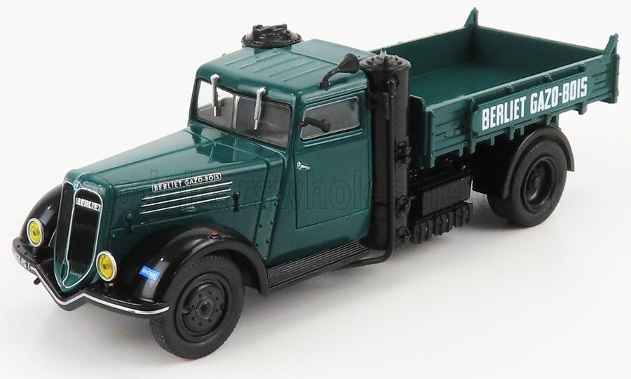 1:43 Hechette - 1938 Berliet VDANG Truck Pickup Green