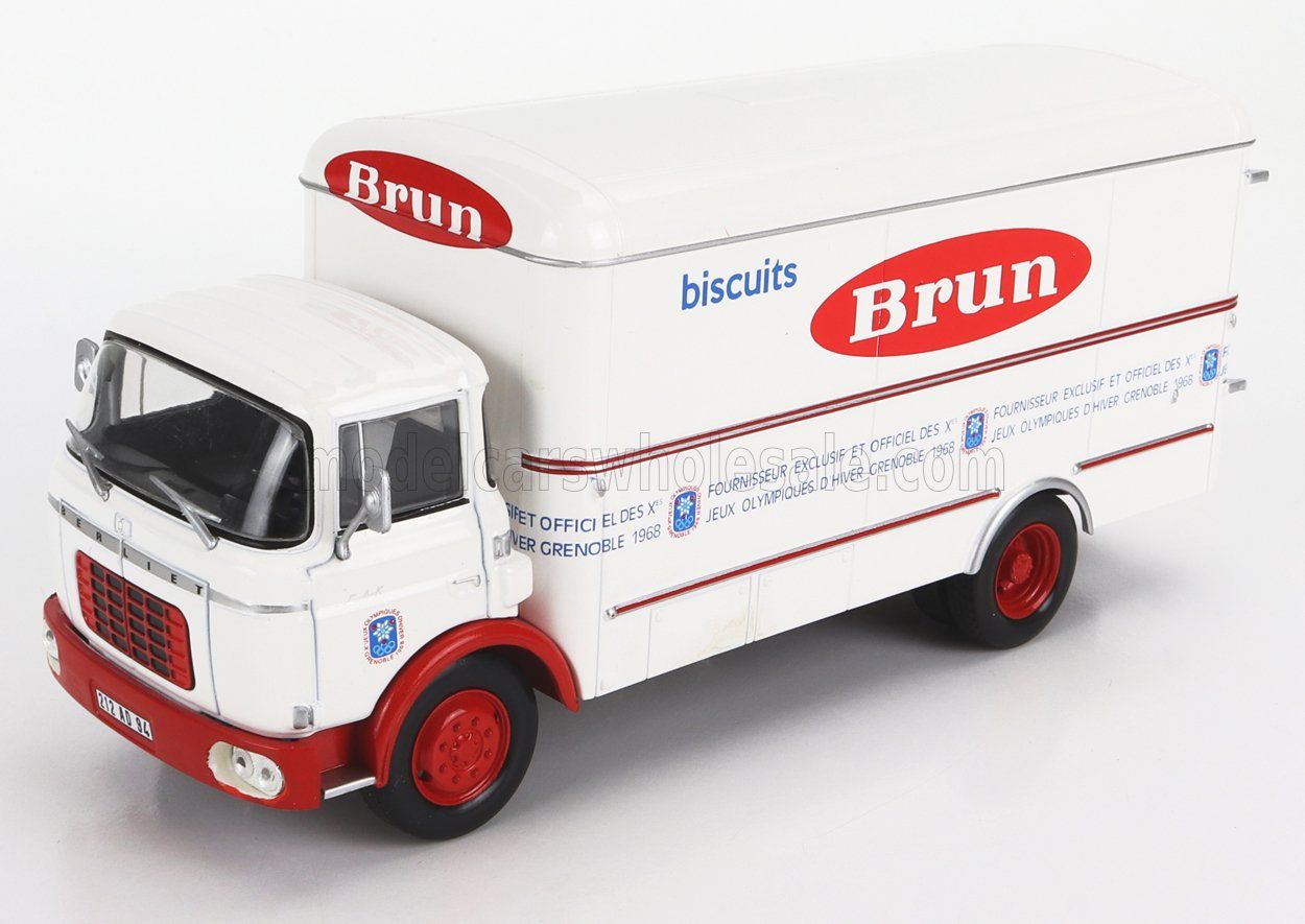 1:43 Hechette - 1959 Berliet GAK Biscuit Brun