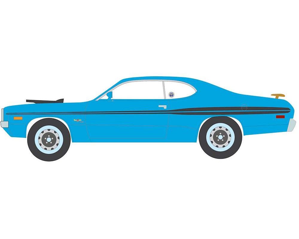 1:18 Autoworld - 1972 Dodge Demon GSS Mecum Auctions (Petty Blue)