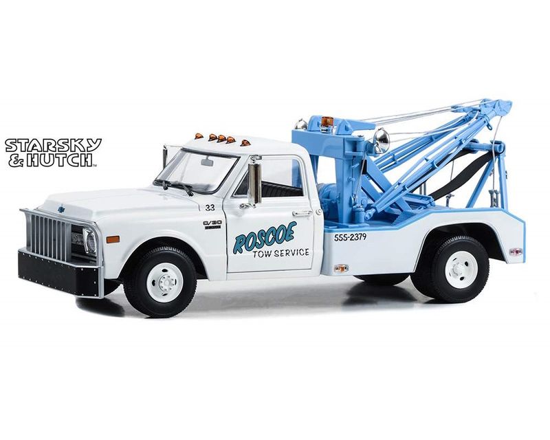 1:18 Greenlight - 1969 Chevrolet C-30 Dually Wrecker Roscoe Tow Service *Starsky and Hutch (1975-1979) Series 2* 1:18 Greenlight - 1969 Chevrolet C-30 Dually Wrecker Roscoe Tow Service *Starsky and Hutch (1975-1979) Series 2*