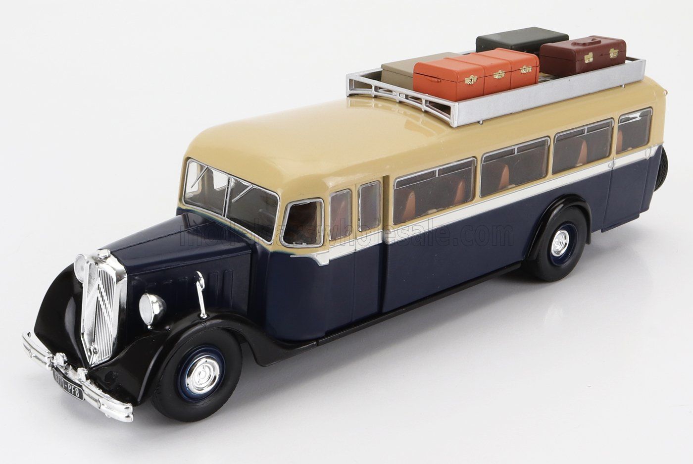 1:43 Hechette - 1934 Citroen Type A45 Bus Blue Creme