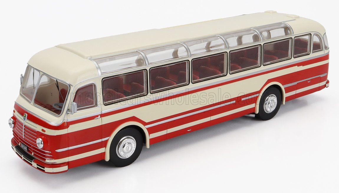 1:43 Hechette - 1971 Büssing U9 5000 TU Germany Red Creme
