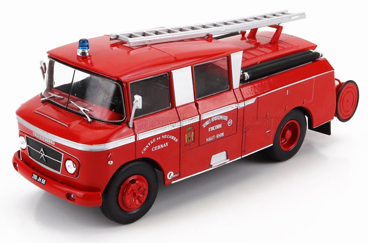 1:43 Hechette - 1968 Citroen 46 CDC Tanker Fire Engine