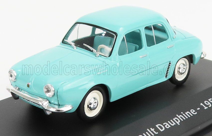 1:43 Hechette - 1958 Renault Dauphine Light blue *Mit Vitrine*