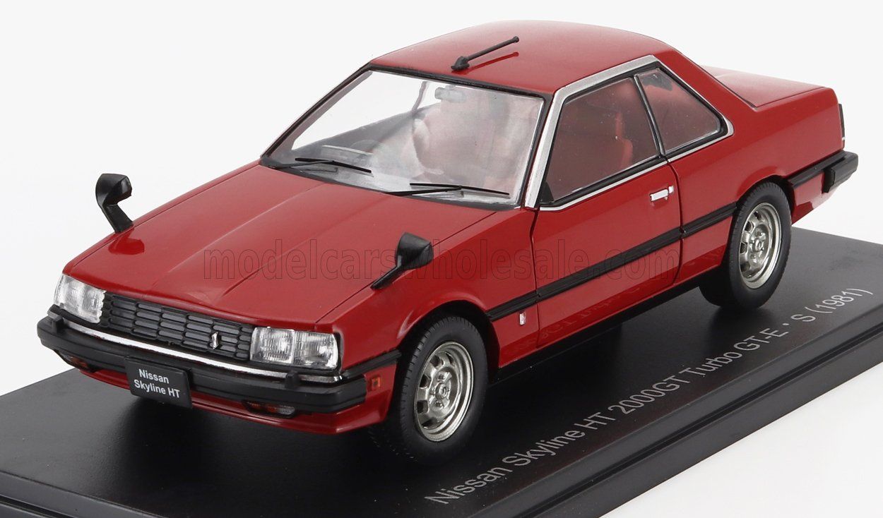 1:24 Hechette - 1981 Nissan Skyline HT 2000GT Turbo GT-E red