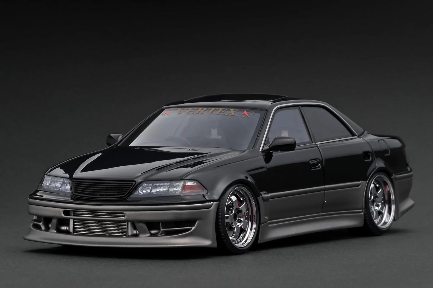 1:18 Ignition - VERTEX JZX100 MARK-II Black/Gun Metallic
