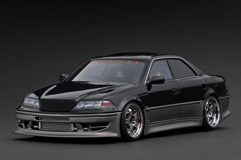 1:18 Ignition - VERTEX JZX100 MARK-II Black/Gun Metallic 1:18 Ignition - VERTEX JZX100 MARK-II Black/Gun Metallic