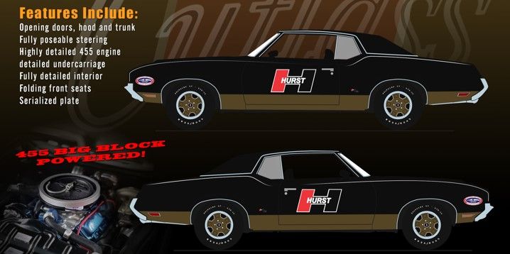 1:18 ACME - 1970 Oldsmobile Cutlass SX - Hurst Edition 1:18 ACME - 1970 Oldsmobile Cutlass SX - Hurst Edition