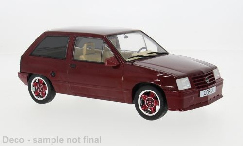 1:18 MCG - 1983 Opel Corsa A Custom, metallic-dunkelrot