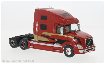 1:43 Ixo - Volvo VNL 730 2010 - red with decor