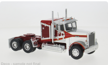 1:43 Ixo - Freightliner FLC 120 64 T (1977) - silver/red 1:43 Ixo - Freightliner FLC 120 64 T (1977) - silver/red