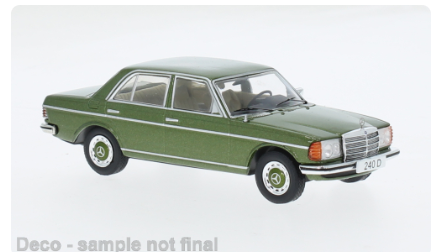 1:43 Ixo - Mercedes 240D (W123) 1976 - green