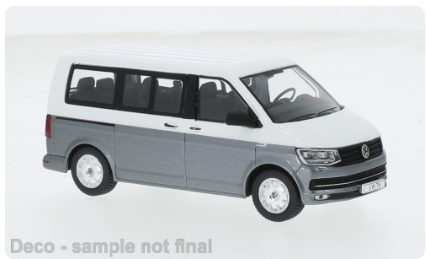 1:43 Ixo - VW T6 Multivan 2017 - grey/white