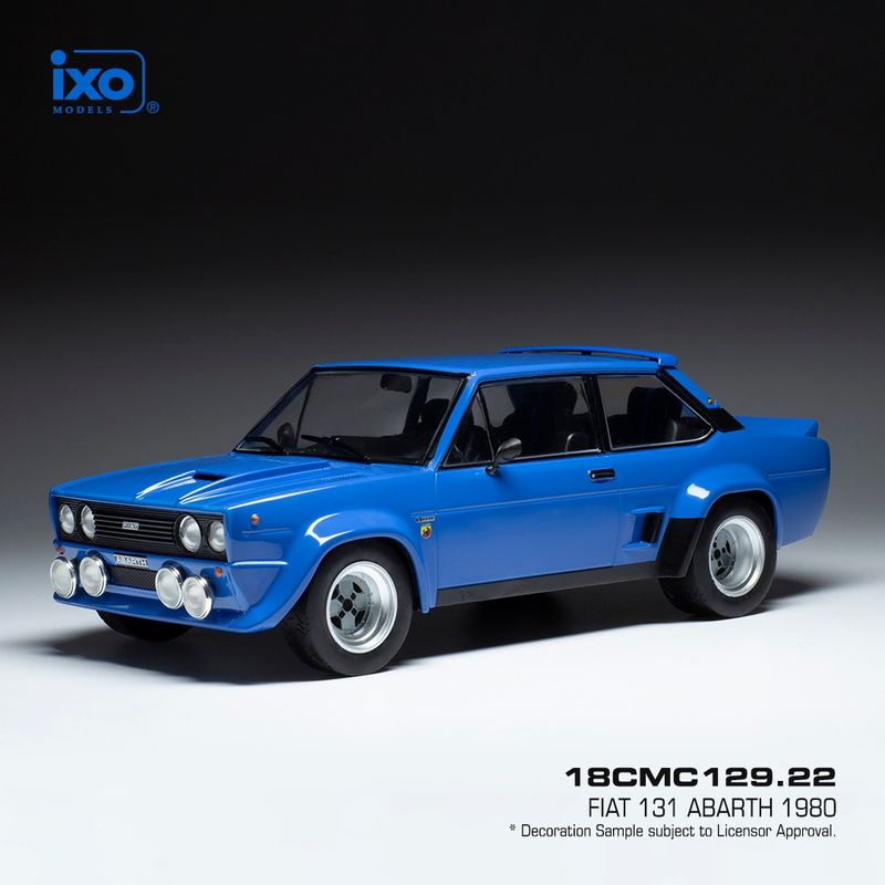 1:18 Ixo - Fiat 131 Abarth, blau, 1980 1:18 Ixo - Fiat 131 Abarth, blau, 1980