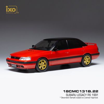 1:18 Ixo - Subaru Legacy RS, rot, 1991 1:18 Ixo - Subaru Legacy RS, rot, 1991