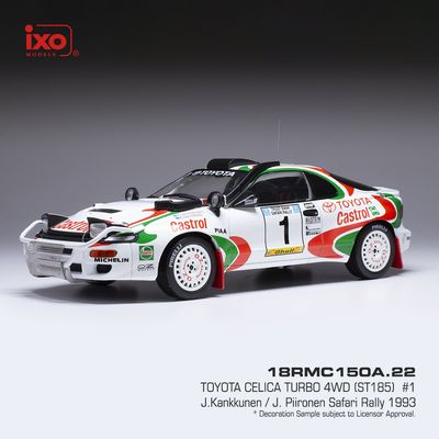 1:18 Ixo - Toyota Celica Turbo 4WD (ST185), No.1, Castrol, Rallye WM, Safari Rally, J.Kankkunen/J.Piironen, 1993