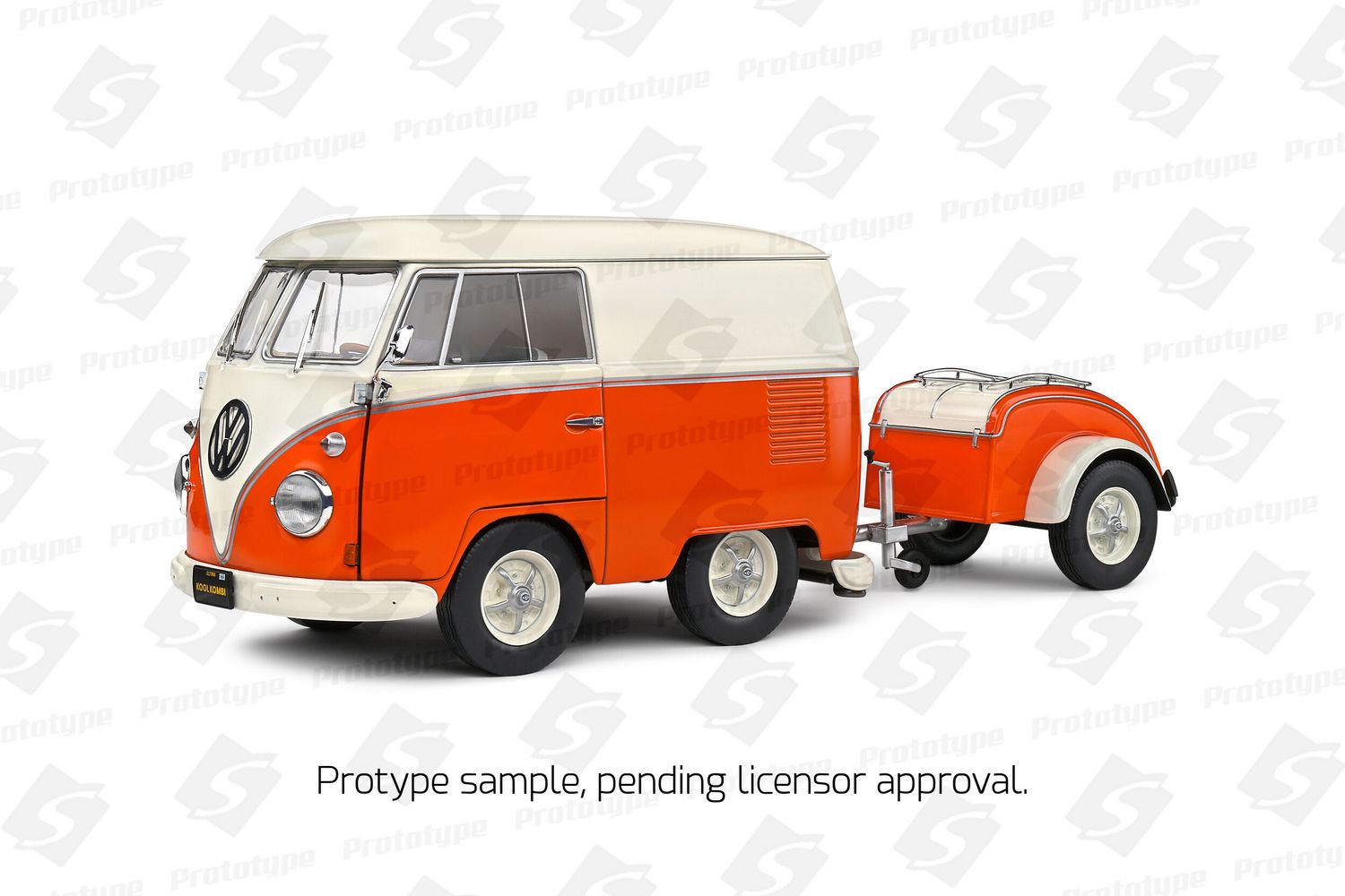 1:18 Solido - Volkwagen Kool Kombi Orange & White 2023