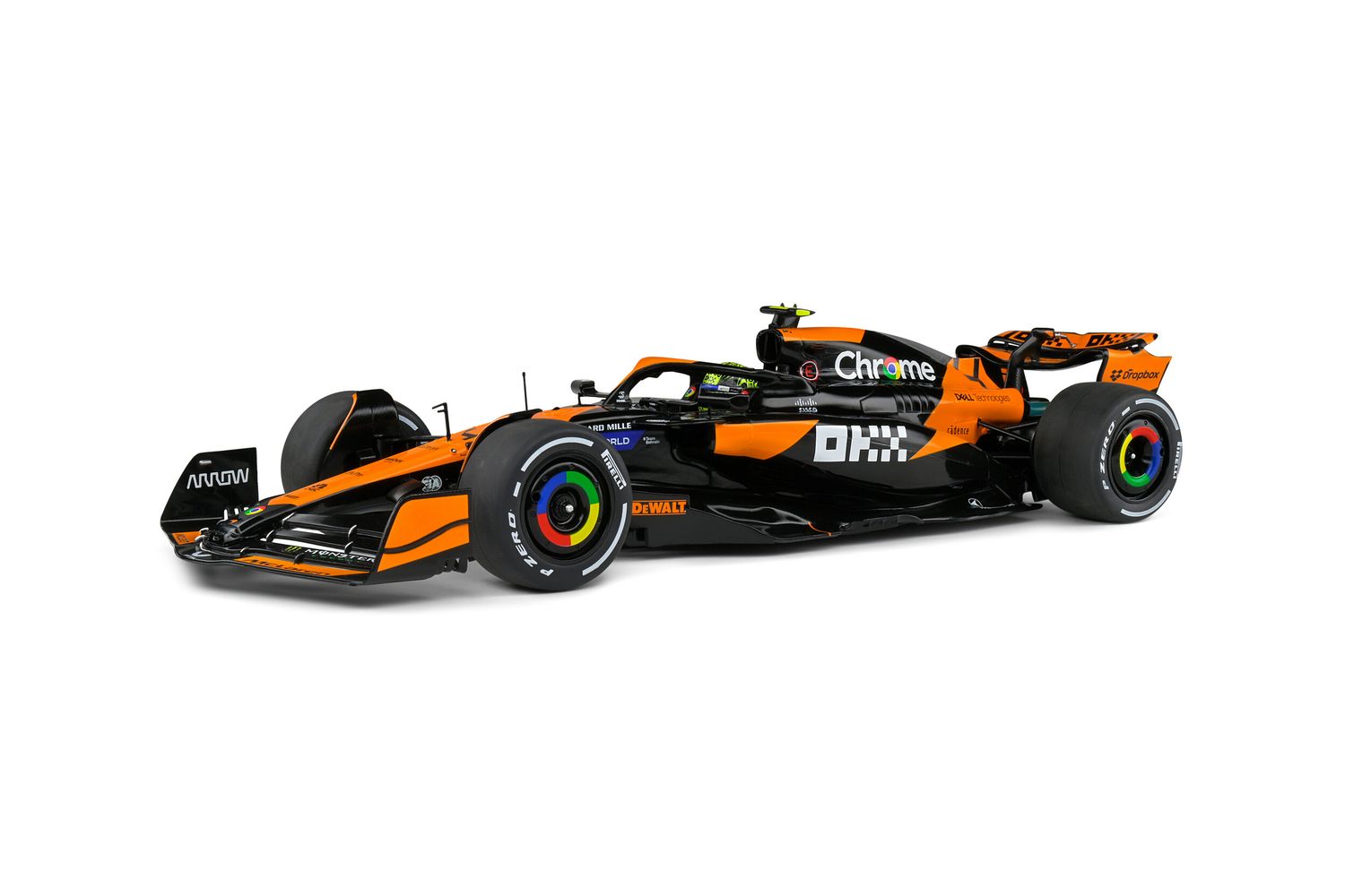 1:18 Solido - 2024 McLaren MCL38 F1 Team #4 Lando Norris Miami GP