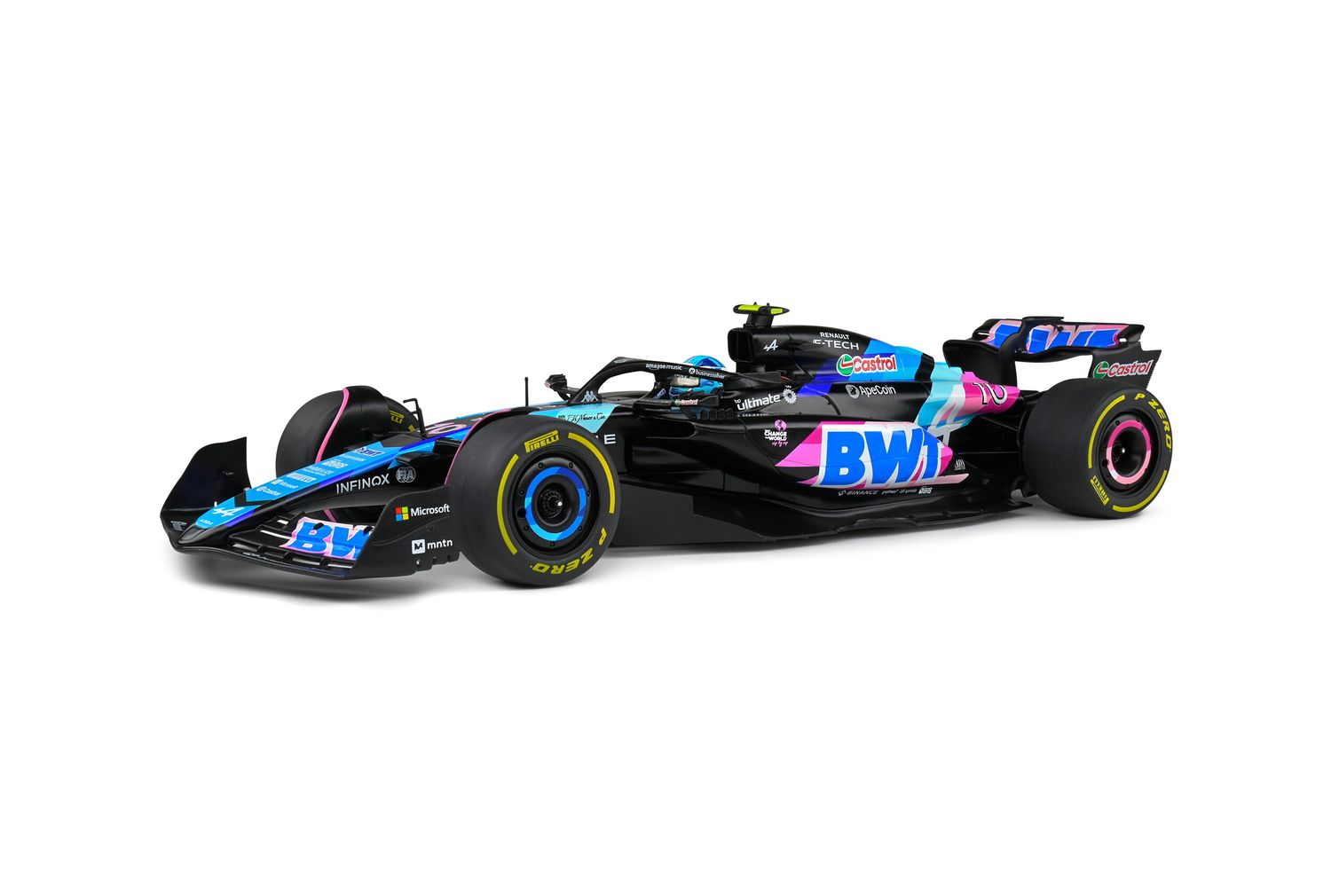 1:18 Solido - 2024 Alpine A524 F1 #10 Pierre Gasly Monaco GP