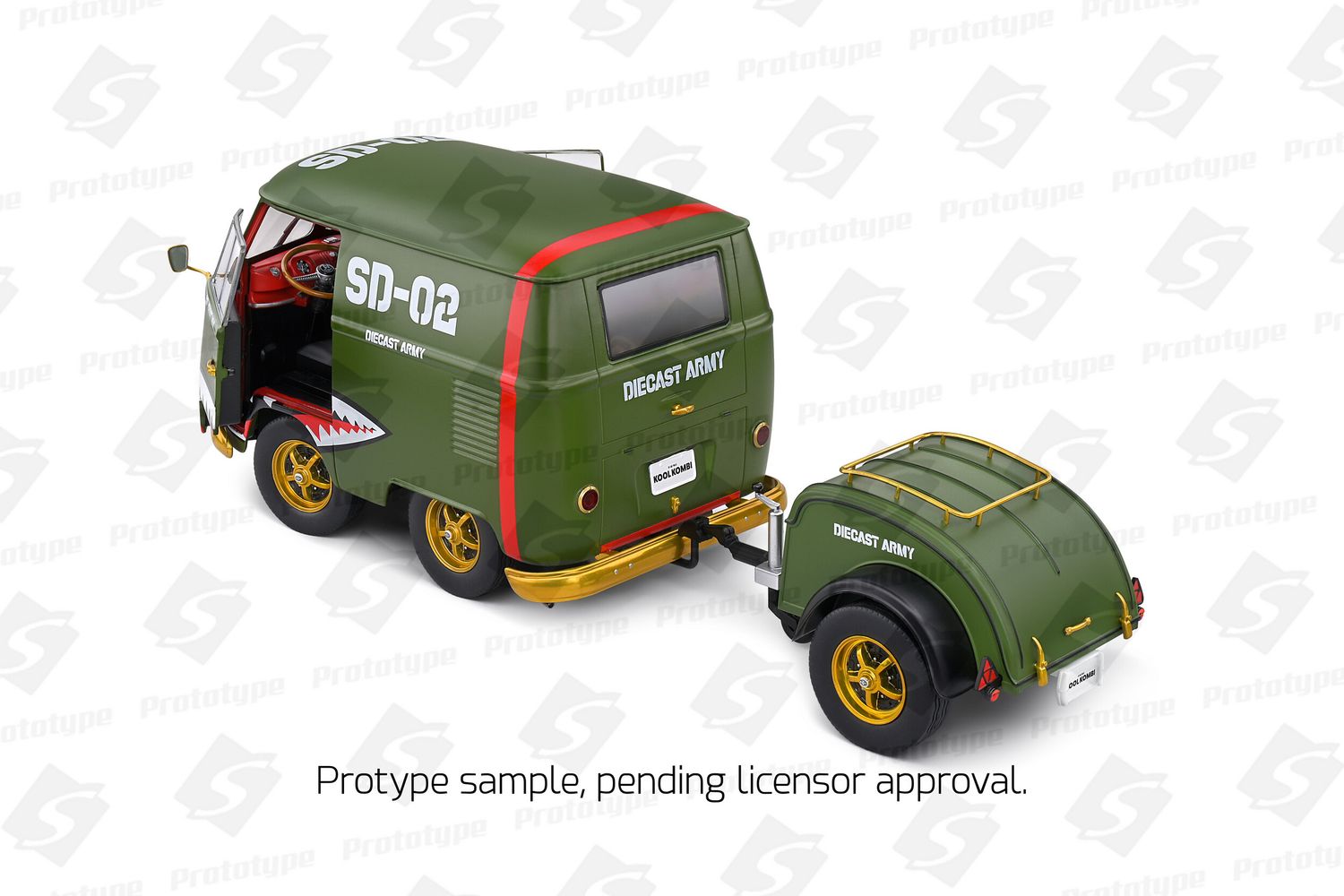 SOLIDO 1/18 - VOLKSWAGEN KOOL KOMBI - 1950 S1810902 - 421186412