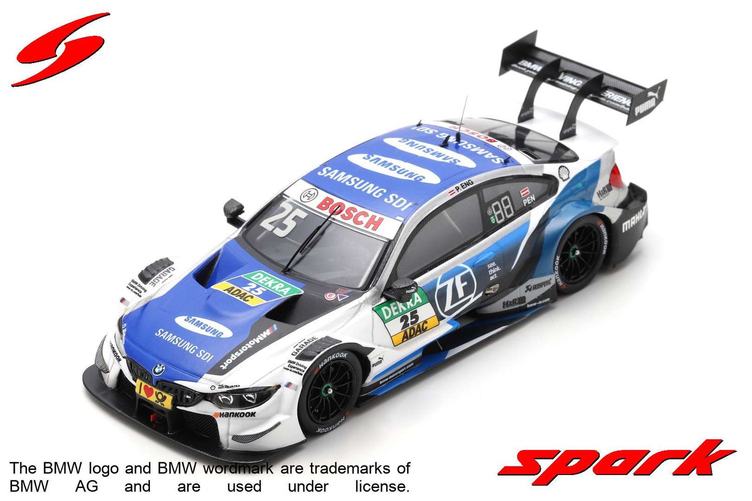1:43 Spark - Samsung BMW M4 DTM No.25 BMW TEAM RMR Hockenheim 2018 Philipp Eng