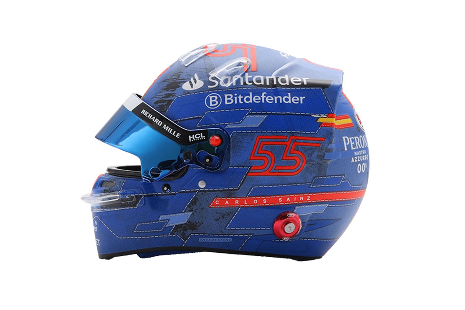 1:5 Looksmart Helmets - Carlos Sainz – Scuderia Ferrari HP Miami GP 2024