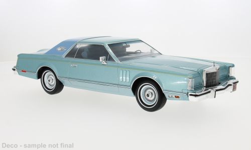 1:18 MCG - 1978 Lincoln Continental Mark V, hellblau
