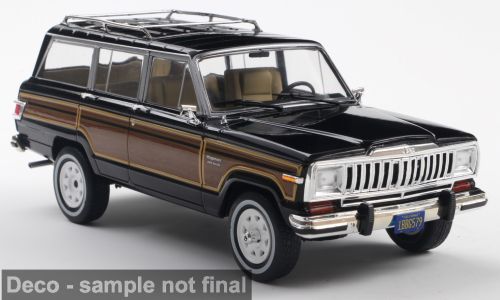 1:24 Whitebox - 1981 Jeep Grand Wagoneer, schwarz/Holzoptik