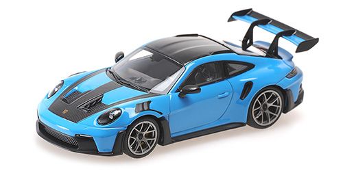 1:43 Minichamps - PORSCHE 911 (992) GT3RS – 2024 – BLUE W DARKSILVER WHEELS