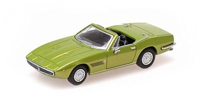 1:87 Minichamps - MASERATI GHIBLI SPYDER – 1969 -LIGHT GREEN METALLIC