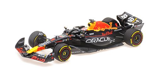 1:43 Minichamps - ORACLE RED BULL RACING RB19 – MAX VERSTAPPEN – WINNER JAPANESE GP 2023