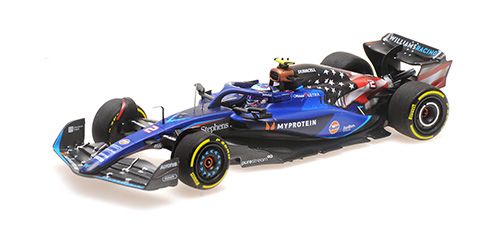 1:43 Minichamps - WILLIAMS RACING FW45 – LOGAN SARGEANT – AUSTIN GP 2023