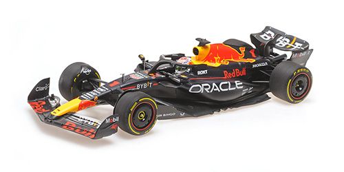 1:18 Minichamps - ORACLE RED BULL RACING RB19 – MAX VERSTAPPEN – WINNER JAPANESE GP – 2023