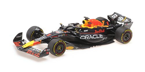 1:18 Minichamps - ORACLE RED BULL RACING RB19 – MAX VERSTAPPEN – WINNER ABU DHABI GP 2023