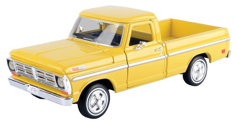 1:24 Motormax - 1972 Ford F-100 Pick-Up, yellow