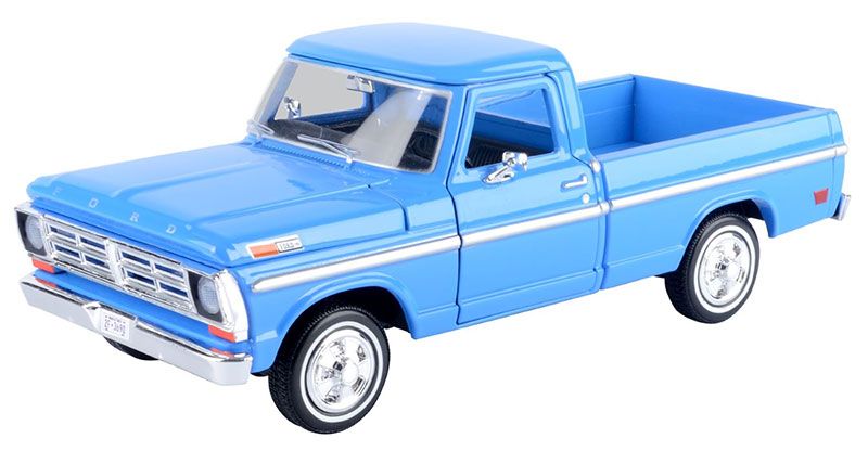 1:24 Motormax - 1972 Ford F-100 Pick-Up, blue 1:24 Motormax - 1972 Ford F-100 Pick-Up, blue