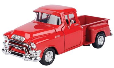 1:24 Motormax - 1955 GMC Blue Chip Pick-Up, red