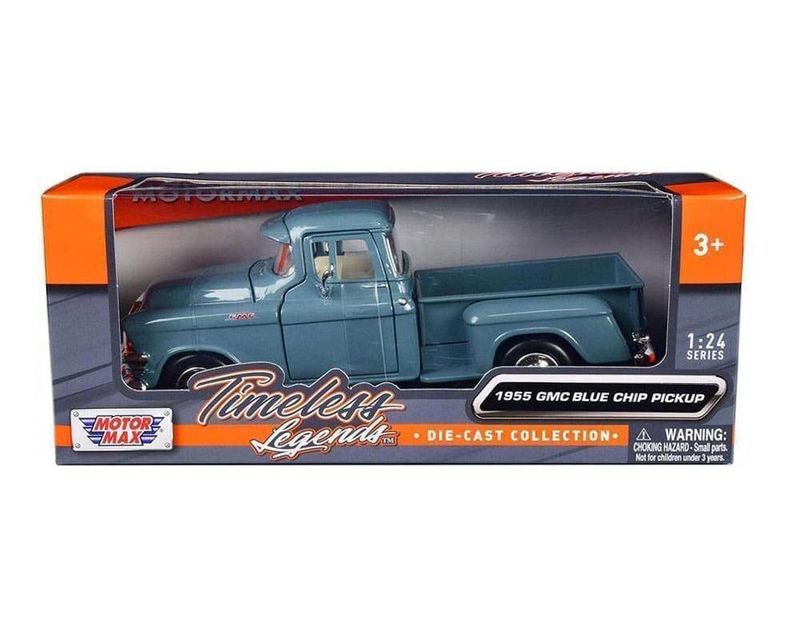 1:24 Motormax - 1955 GMC Blue Chip Pick-Up, blue 1:24 Motormax - 1955 GMC Blue Chip Pick-Up, blue