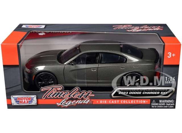 1:24 Motormax - 2023 Dodge Charger SXT, grey 1:24 Motormax - 2023 Dodge Charger SXT, grey