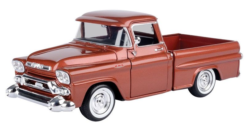 1:24 Motormax - 1958 GMC 100 Wideside Pick-Up, brown 1:24 Motormax - 1958 GMC 100 Wideside Pick-Up, brown