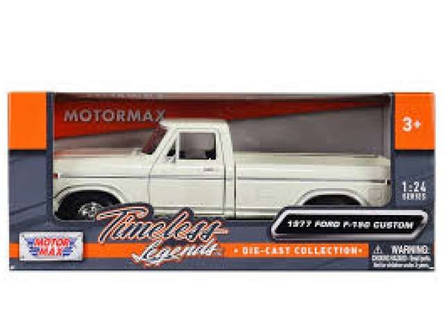 1:24 Motormax - 1977 Ford F-150 Custom, white 1:24 Motormax - 1977 Ford F-150 Custom, white