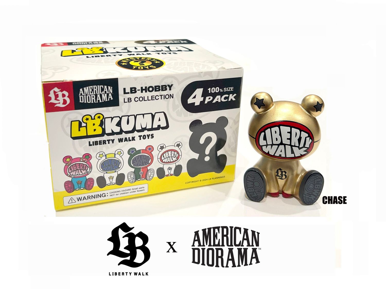 American Diorama - 7cm Liberty Walk Kuma *Zufällige Auswahl*