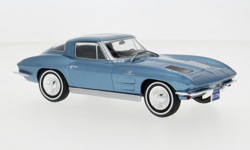 1:24 Whitebox - Chevrolet Corvette (C2) hellblau