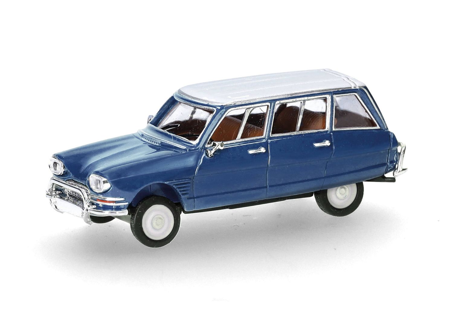 1:87 Herpa - Citroen AMI 6 Break, enzianblau/Dach weiß