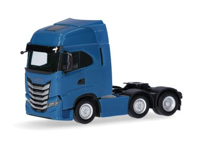 1:87 Herpa - Iveco S-Way Zugmaschine 3achs (6x2), verkehrsblau