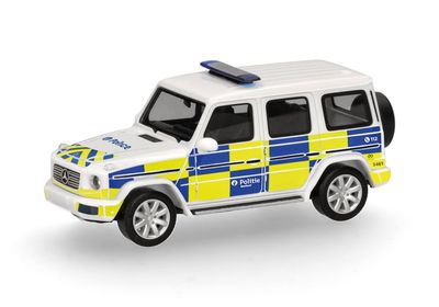 1:87 Herpa - Mercedes-Benz G-Klasse (W463) "Politie" (Belgien)